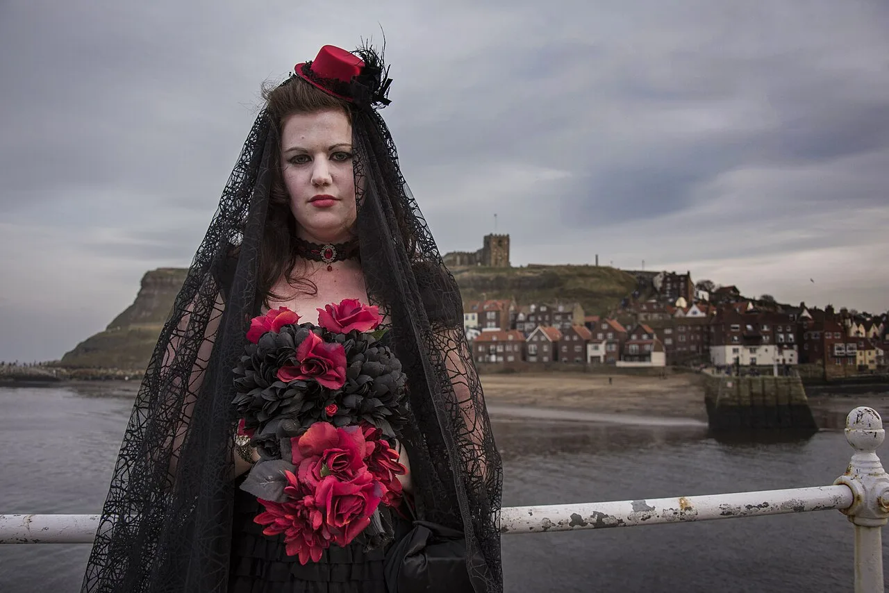 Goth fashion photographed at the Whitby Goth Weekend